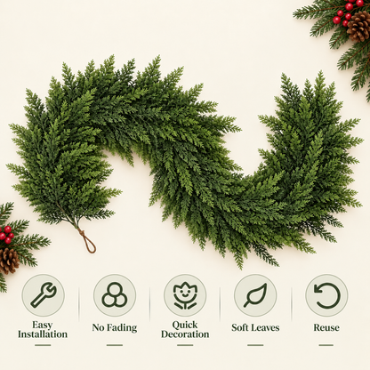 Seaston - Cedar Garland Christmas Decoration