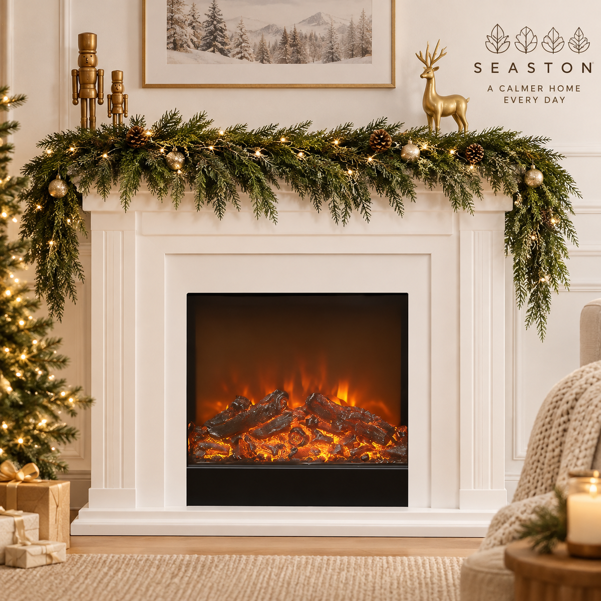 Seaston - Cedar Garland Christmas Decoration