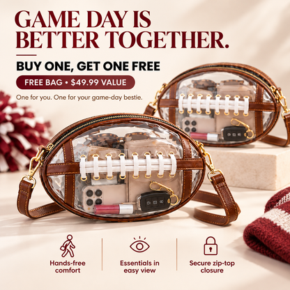 Seaston - Spiral Clear Game Day Bag