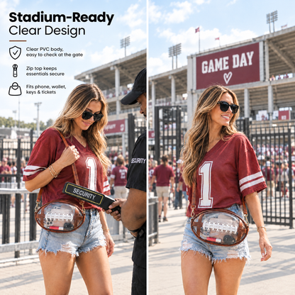 Seaston - Spiral Clear Game Day Bag